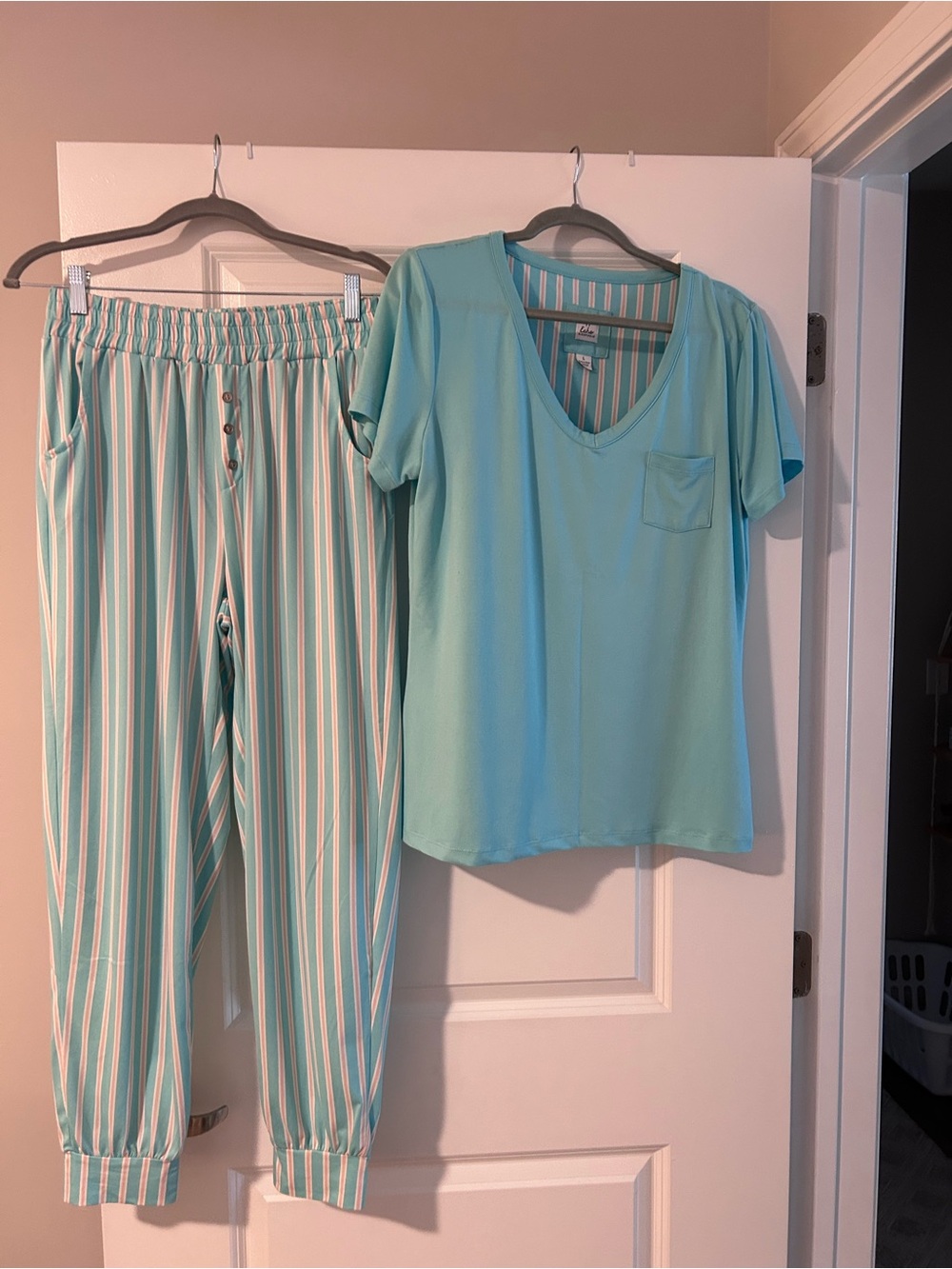 Echo Sleepwear ladies pajama set large